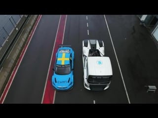 Volvo iron knight и болид категории wtcc