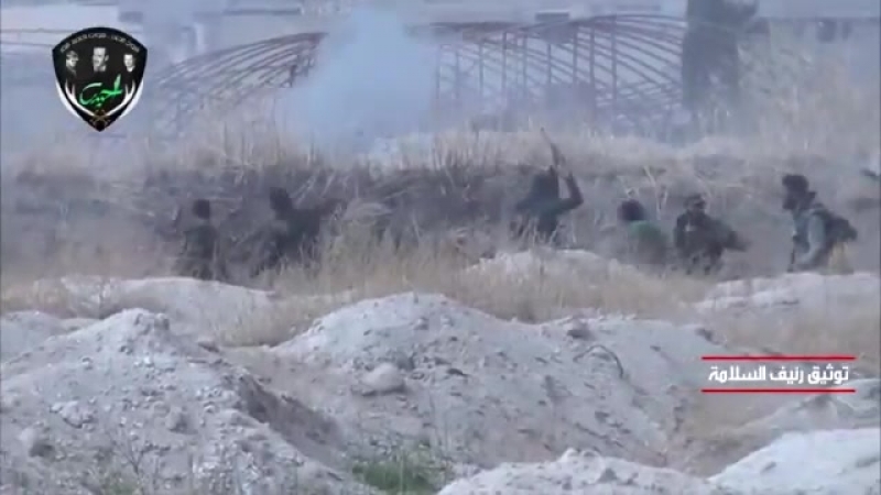 Позиций боевиков подразделением силы тигра, восточная гута, дамаск