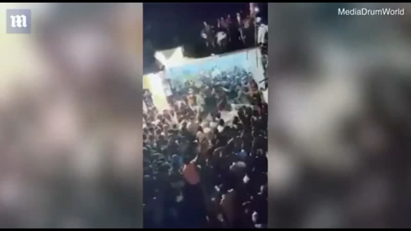 Религиозный праздник закончился жестоким обрушением крыши