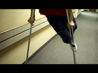 Jordan on crutches movie