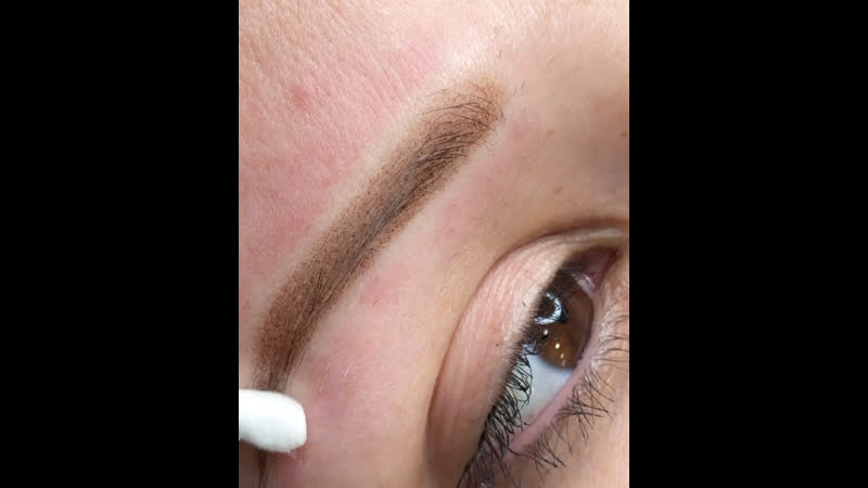 Пудровое напыление бровей💫