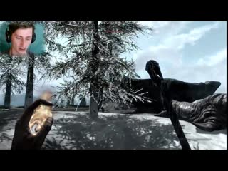 [mr cat] skyrim #61, дракон на острове!