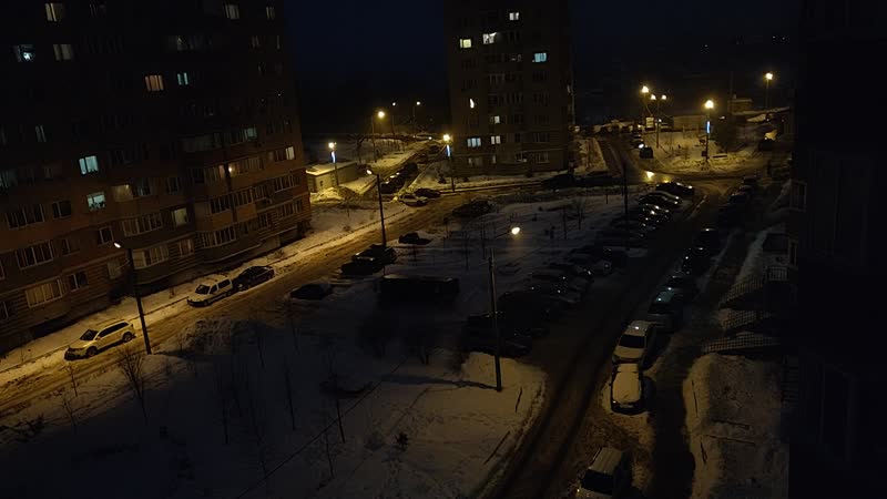 Пример видеокамеры с низким свето пропускным объективом