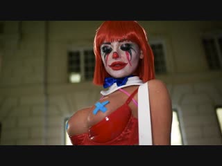 Sexy clowns (bimbos striptease public sexy fitness sluts cosplay boobs ass high heels)