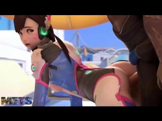 Overwatch хентай hentai music fuck porn cartoon порно мультик 3d
