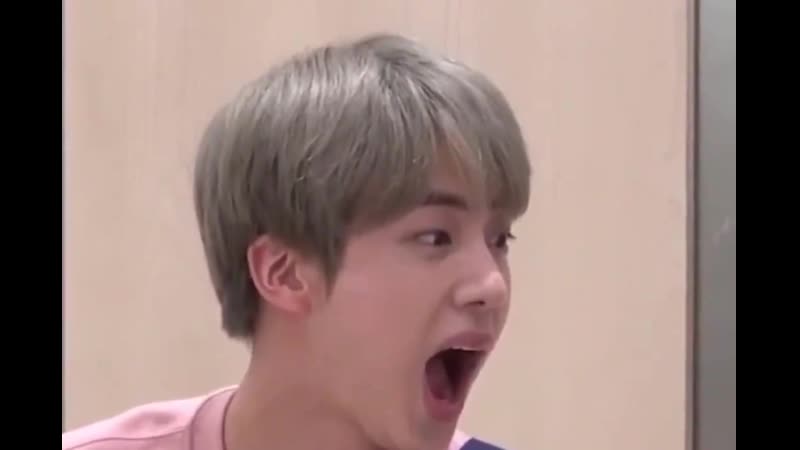 Seokjin waiting with his mouth open like a baby for namjoon to feed him bread and he does as soon as he notices 🥺