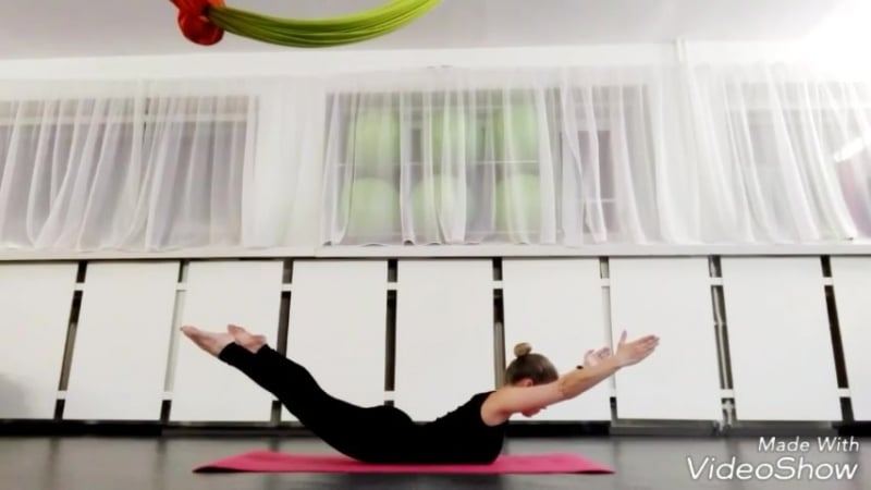 Упражнение лодочка