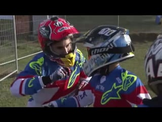 Marc marquez on allianz junior motor camp second day