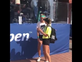 You really surprised me @vika7 good luck ️i am cheering for you usopen usopen50 netgenerationkidcaster