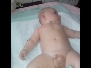 Наш герой санчос(5мес) борец с самого рождения) массаж на дому 30 06 2017