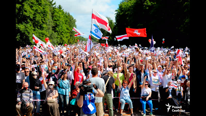 Пікет сьвятланы ціханоўскай у горадні відэа