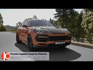 Mansory porsche cayenne coupe (2020) new wild suv from mansory