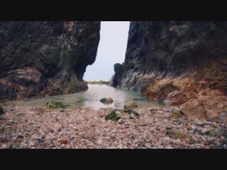 Пляж скалы перранпорт, корнуолл / beach rocks perranporth, cornwall