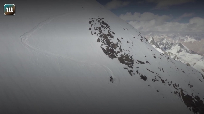 Лыжник впервые в мире съехал с к2 второй по высоте горы в мире