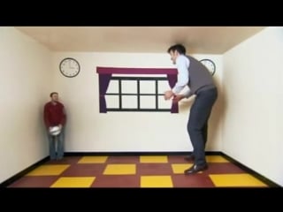 360ames room optical illusion optica