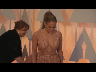 Jennifer lopez sexy red carpet fashion 2015 (oscars)