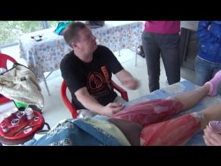 Фестиваль массажа в крыму боди арт анатомия день второй ч 2