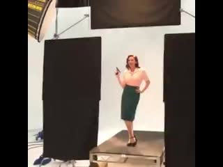 Some behind the scenes from agent carter ️