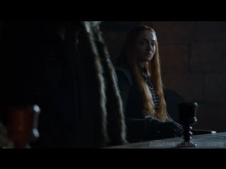 Game of thrones 7x01 lyanna mormont and lord glover scene season 7 episode 1 (hd