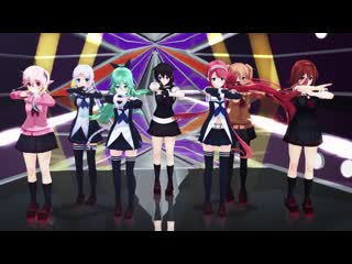 【mmd艦これ】白露型でstarry sky 【2k】