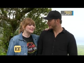 Chris pratt on playing with his son on the set of jurassic world fallen kingdom (exclusive)