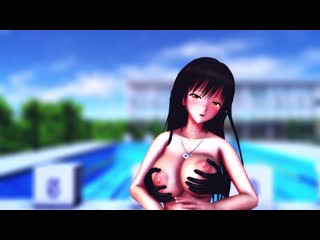 Mmd r 18 yui kotegawa erotic shinshi hands swimsuit extra version author aquinas