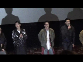 Jan 22, stage greetings at lotte cinema hapjeong