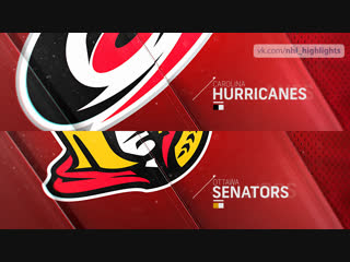 Carolina hurricanes vs ottawa senators jan 6, 2019 highlights hd