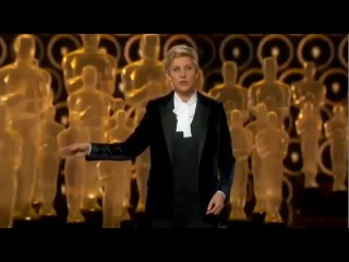 Ellen degeneres makes fun of jennifer lawrence the 86th oscars®