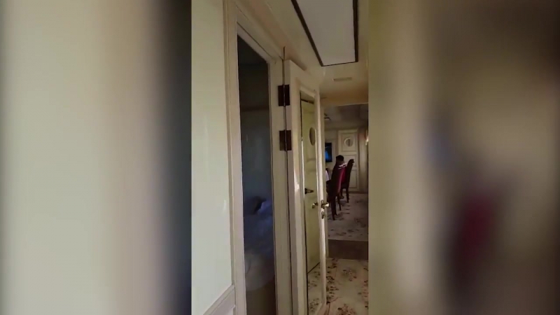 Люксовый вагон в казахстанском поезде