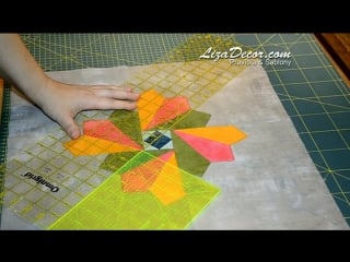 Patchwork triangl hypnotic, corner, ripple