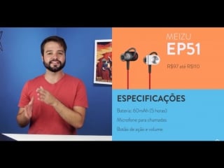 Um dos melhores custo benefício de 2018 meizu ep51 fone de ouvido hifi bluetooth