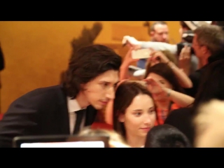 #adamdriver greets fans after the presser for #patterson @ #cannes2016