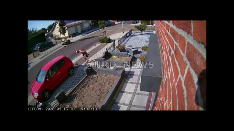 Пьяный голландец улетел на штакетник и быстро протрезвел