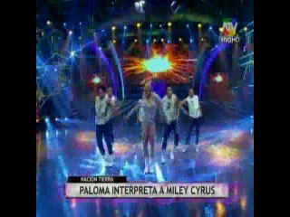 Paloma fiuza baila como miley cyrus