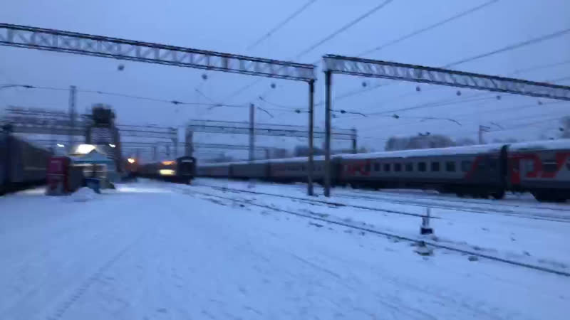 Осмотр проезжающего поезда «пекин москва»