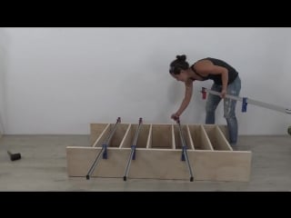 Diy plywood shelf home organization ideas