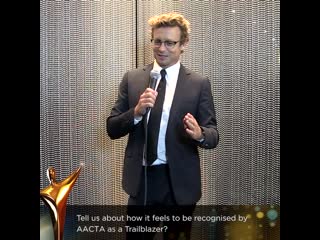 Simon baker aacta trailblazer award recipient, 2017