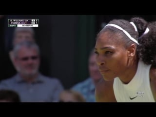 Serena williams vs elena vesnina (2016 wimbledon semifinal)