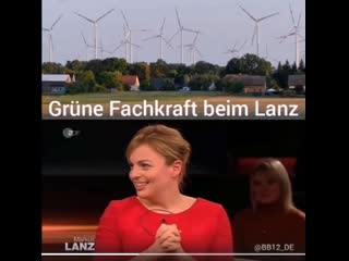 Grüne fachkraft beim lanz