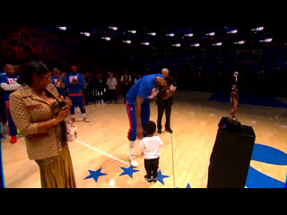 Joel embiid with son