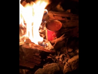 There's nothing like cooking chili over flames you busted yourself with your best friend