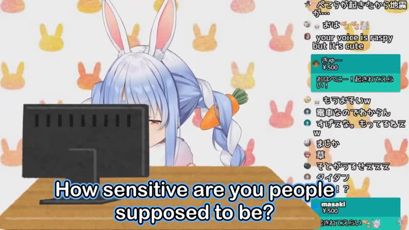 [bakaga 【hololive translations】] that time pekora got an earthquake warning scare in the middle of her stream【hololive/ eng sub】