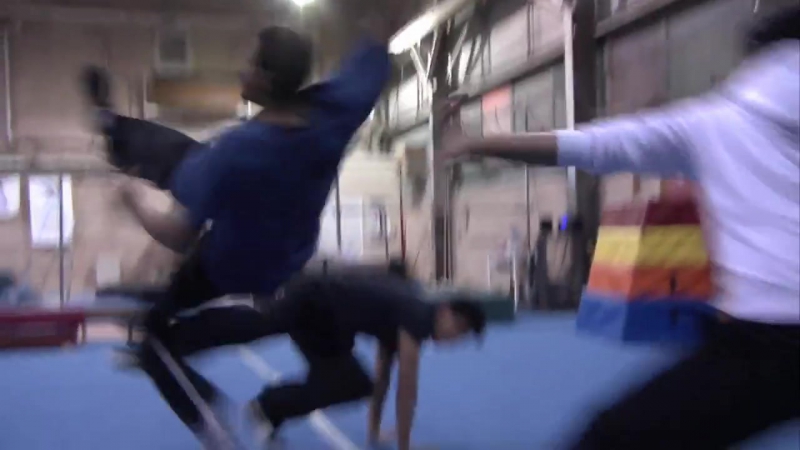Stunt porn video – Lbp asylum stunt practice with andy long and jim ng