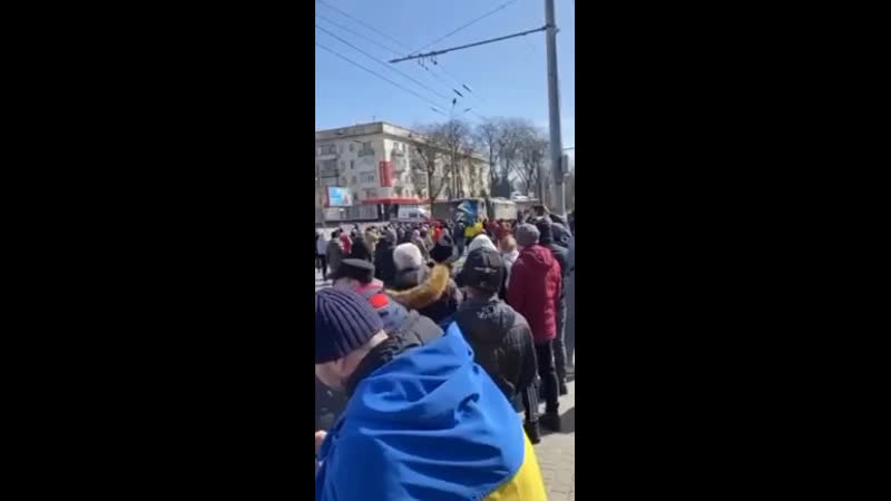 Херсоне сегодня проходят митинги