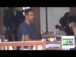 Daniel bernhardt having lunch in beverly hills