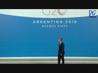 Donald trump begs aide offstage at g20 get me out of here