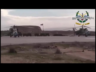 2016 syria homs base shayrat russian helicopters mi 35 and mi 24 for the offensive the isis in palmyra