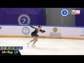 [news] anastasia shabotova 3a in fp, denis ten memorial (10/2021)
