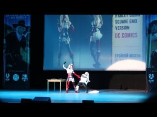 Тройной аксель ( уфа ) harley quinn square enix version ( dc comics )